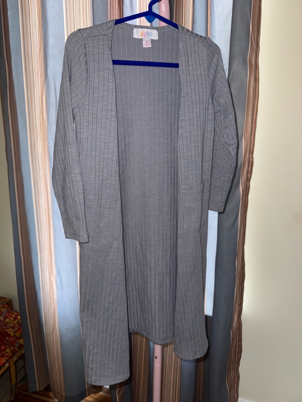LuLaRoe Girls Sarah Duster/Cardigan Size 6